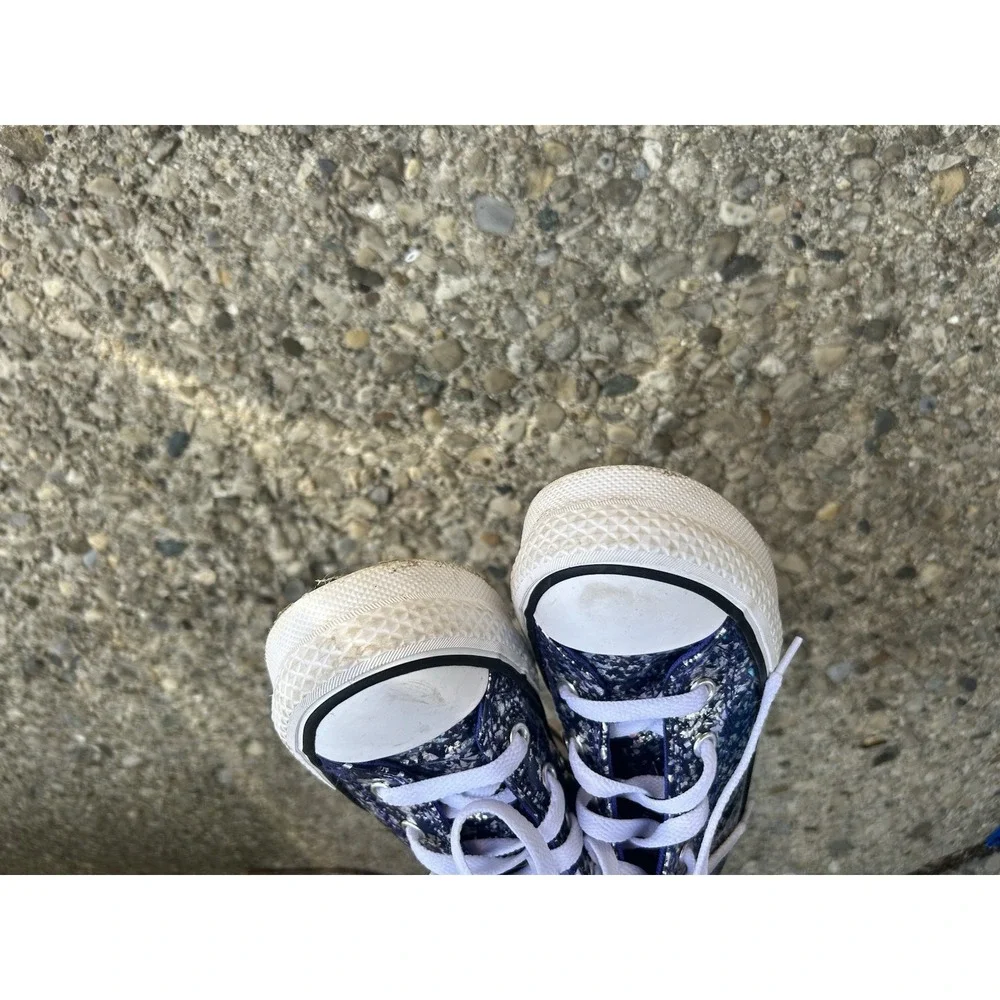 Converse Chuck Taylor All Star Youth 1 Glitter Confetti High Top Platform